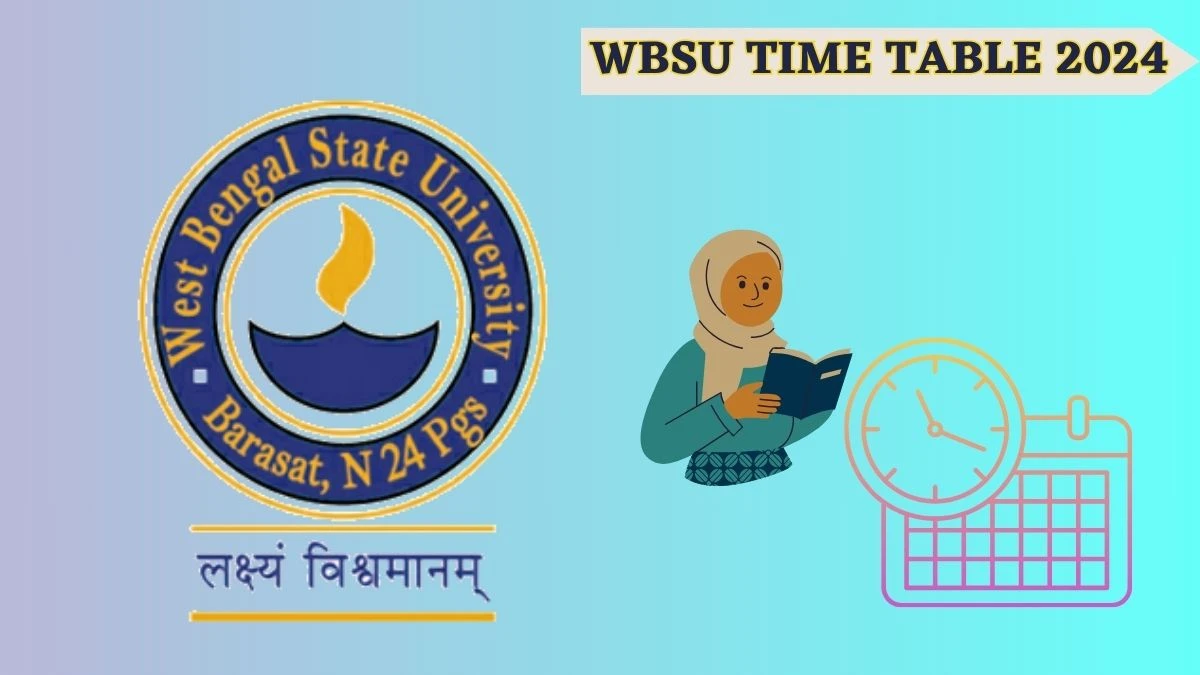 WBSU Time Table 2024 (Released) at wbsuexams.net