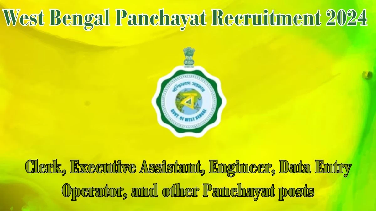 West Bengal Panchayat Recruitment 2024: Check Post, Salary, Age Limit and How to Apply