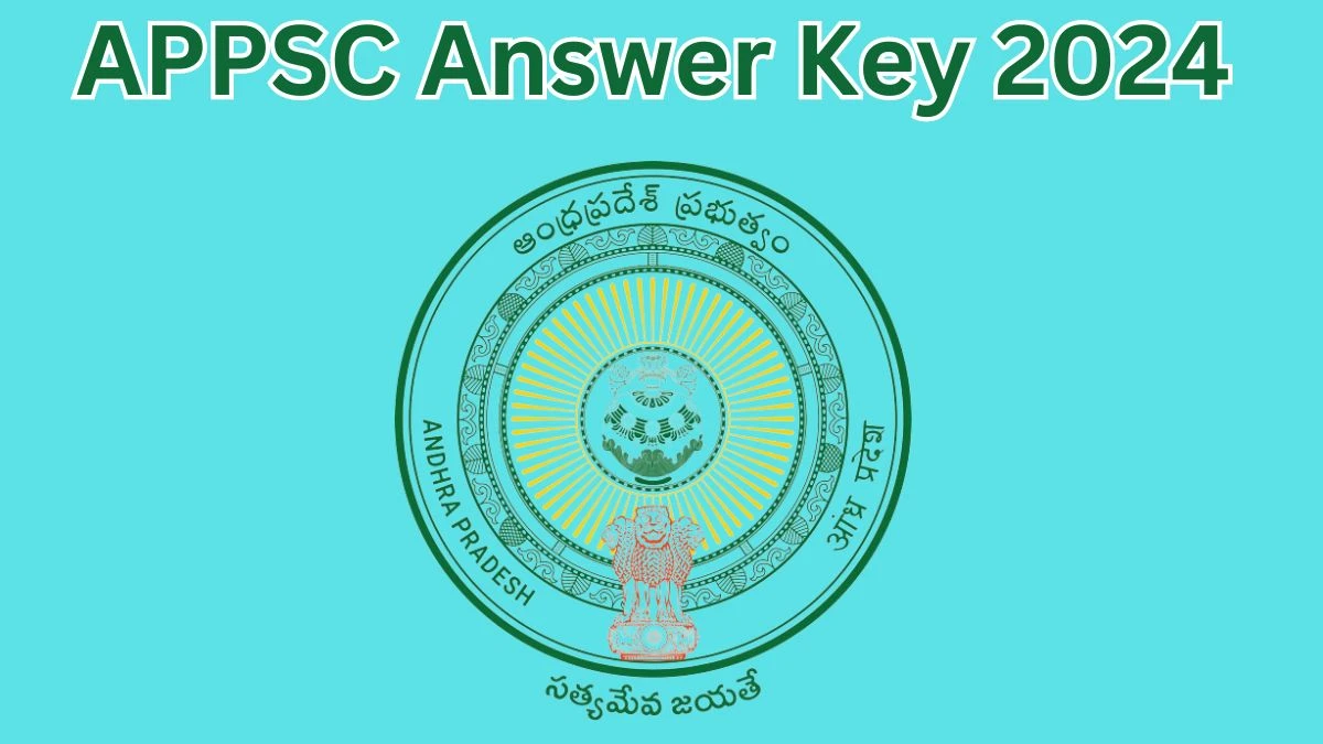 APPSC Answer Key 2024 Available for the Deputy Educational Officer Download Answer Key PDF at psc.ap.gov.in - 29 May 2024