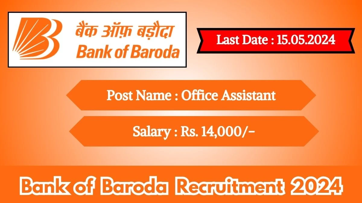 Bank of Baroda Recruitment 2024 New Opportunity Out, Check Vacancy, Post, Qualification and Application Procedure