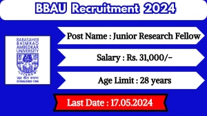 BBAU Recruitment 2024 New Notification Out, Check ...