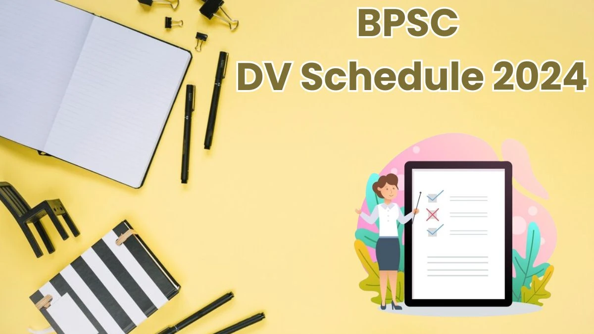 BPSC Assistant Director and Other Posts DV Schedule 2024: Check Document Verification Date @ bpsc.bih.nic.in - 30 May 2024