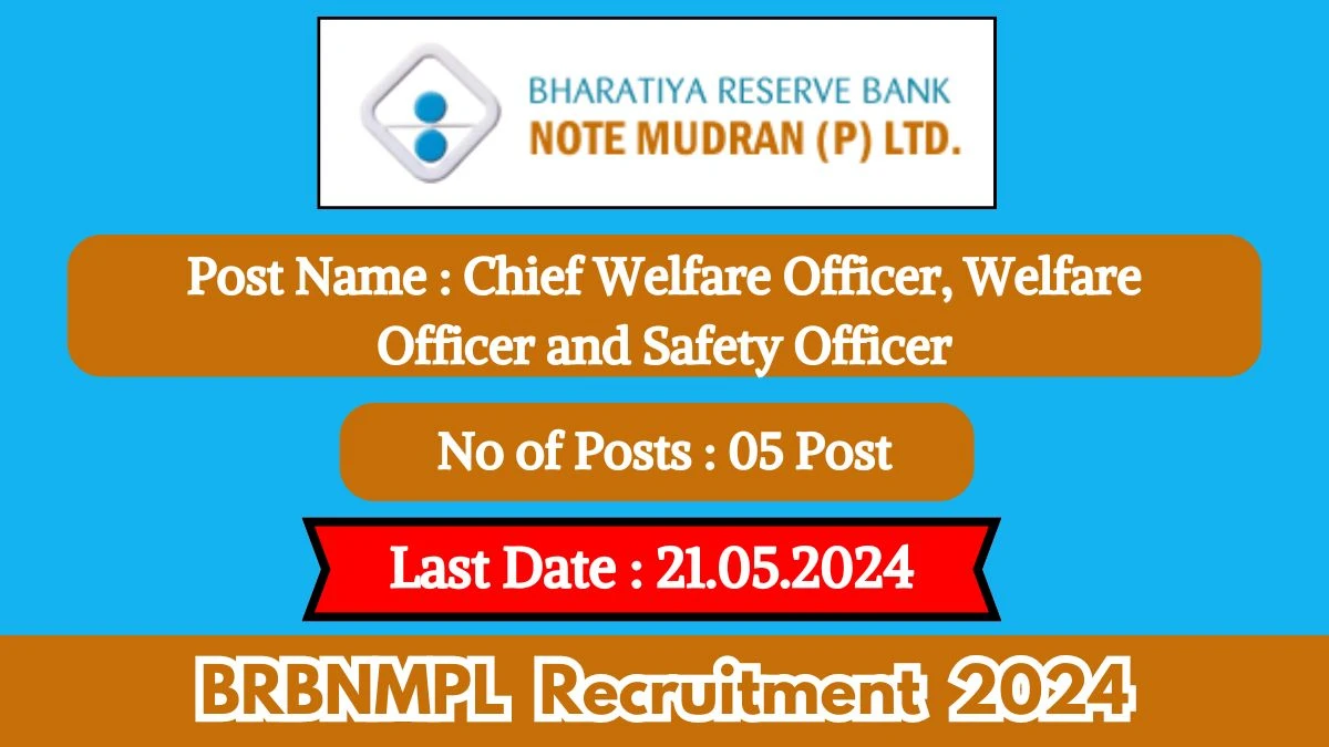 BRBNMPL Recruitment 2024 New Notification Out For Various Posts, Check Vacancies, Salary, Age, Qualification And Other Vital Details