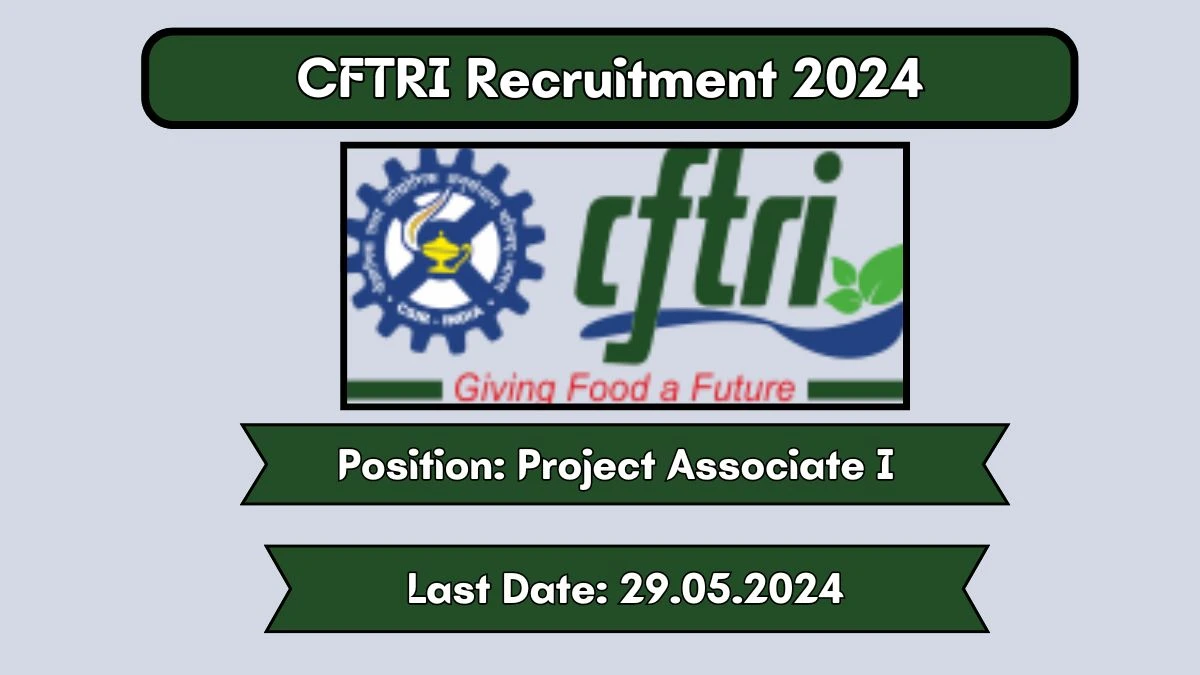 CFTRI Recruitment 2024 Monthly Salary Up To 25,000, Check Posts, Vacancies, Qualification, Age, Selection Process and How To Apply