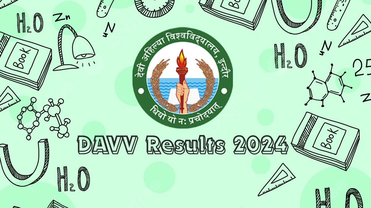 DAVV Results 2024 (PDF OUT) at dauniv.ac.in Check M.P.ED.(2ydc) Sem-III