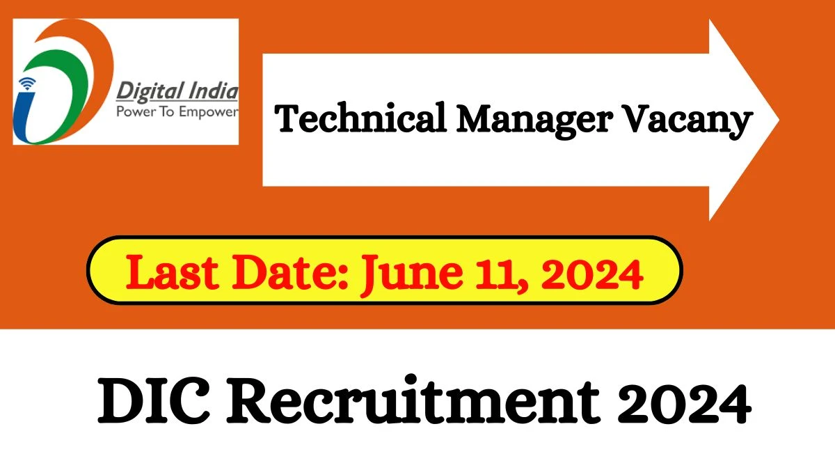 DIC Recruitment 2024 Check Post, Age Limit, Salary, Qualification And Other Important Details