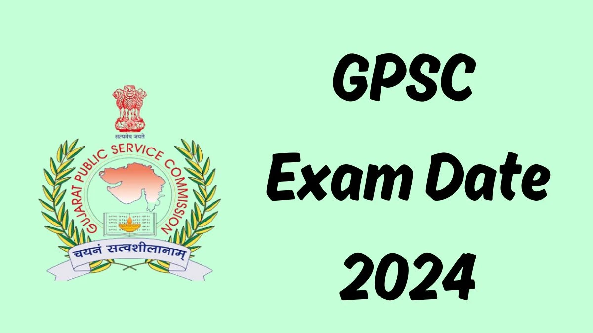 GPSC Exam Date 2024 at gpsc.gujarat.gov.in Verify the schedule for the examination date, Deputy Director, Gujarat Statistical service, and site details - 15 May 2024