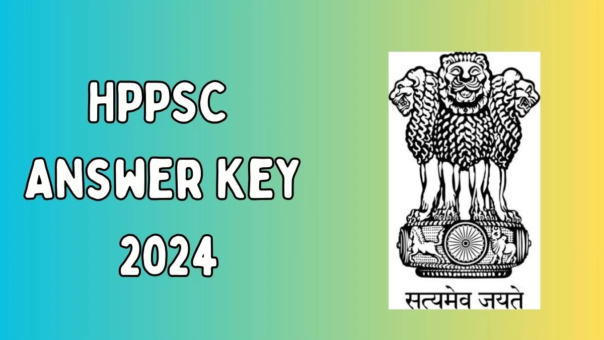 HPPSC Answer Key 2024 Available for the Research Officer Download Answer Key PDF at hppsc.hp.gov.in - 22 May 2024