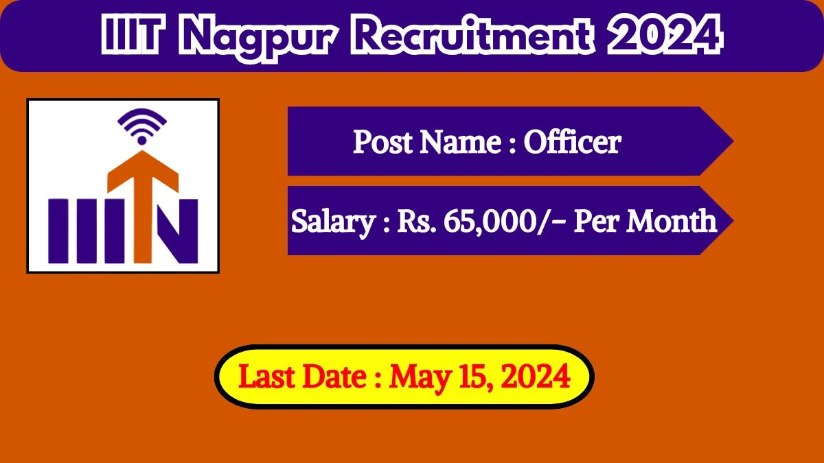 IIIT Nagpur Recruitment 2024 Check Posts, Qualification, Selection Process And How To Apply