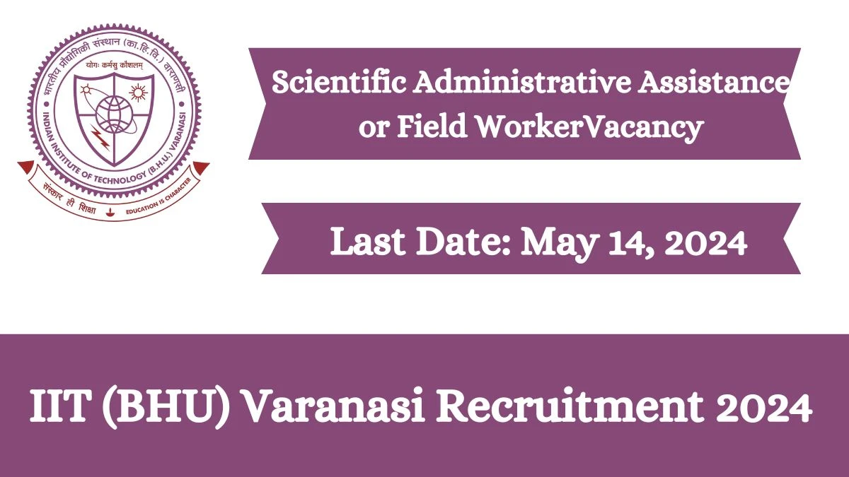 IIT (BHU) Varanasi Recruitment 2024