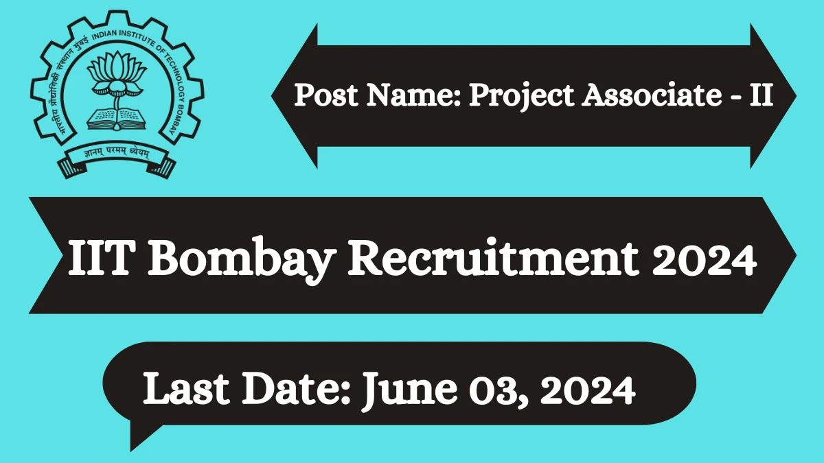 IIT Bombay Recruitment 2024 New Opportunity Out, Check Vacancy, Post, Qualification and Application Procedure