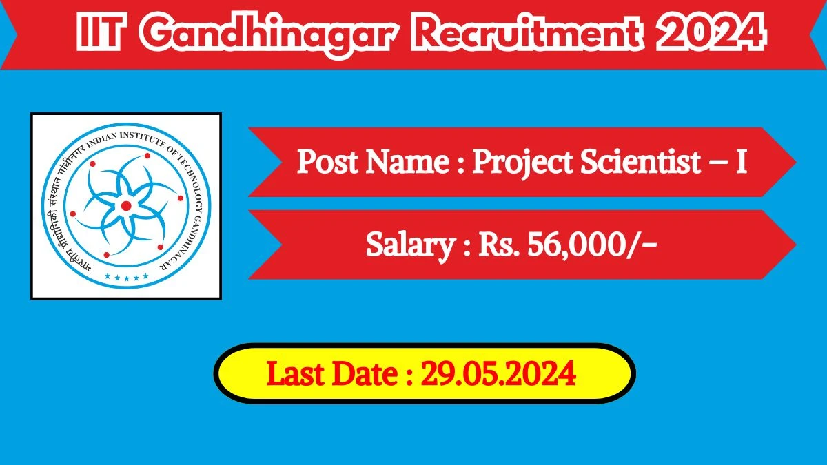 IIT Gandhinagar Recruitment 2024 New Notification Out, Check Post, Qualification, Salary And How To Apply