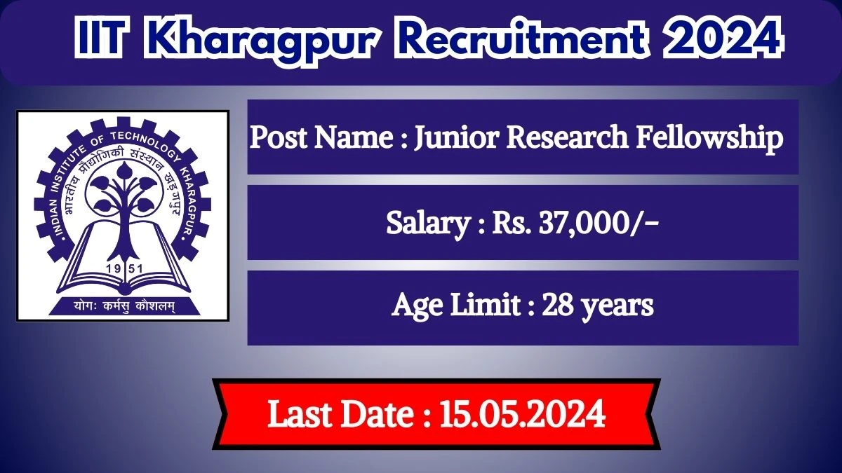 IIT Kharagpur Recruitment 2024 Check Post, Age Limit, Eligibility Criteria, And Procedure To Apply