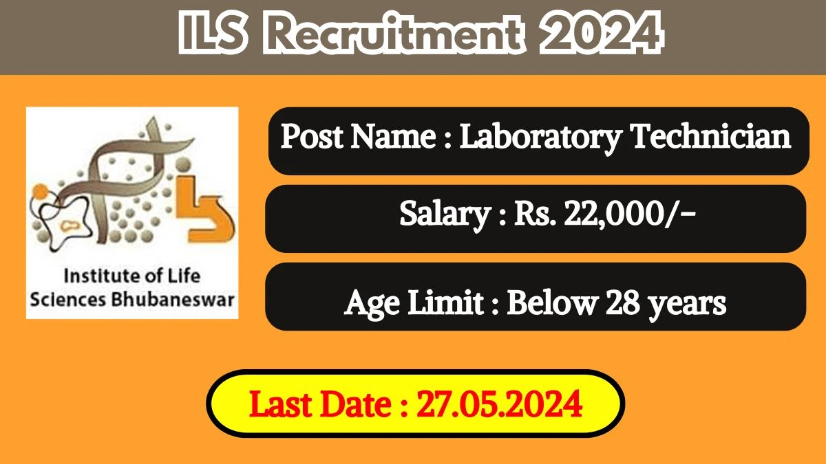 ILS Recruitment 2024 Check Post, Age Limit, Place Of Posting, Qualification, Salary And How To Apply