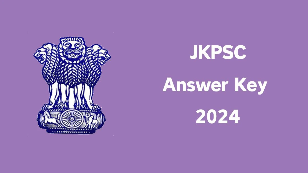 JKPSC Answer Key 2024 Out jkpsc.nic.in Download Fisheries Development Officer and Works Manager Answer Key PDF Here - 29 May 2024