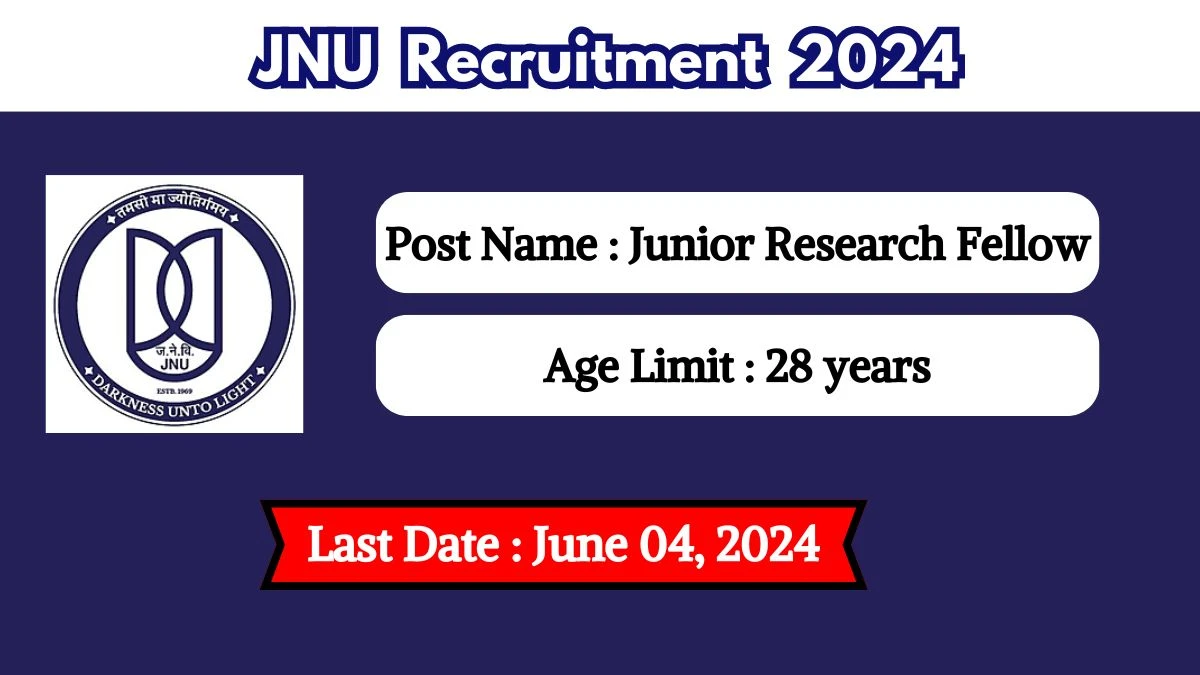 JNU Recruitment 2024 Check Posts, Qualification, Age Limit, Selection Process And How To Apply