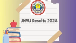 JNVU Results 2024 (Out) at jnvuiums.in Check M.A.(SEM) IIIrd Sem
