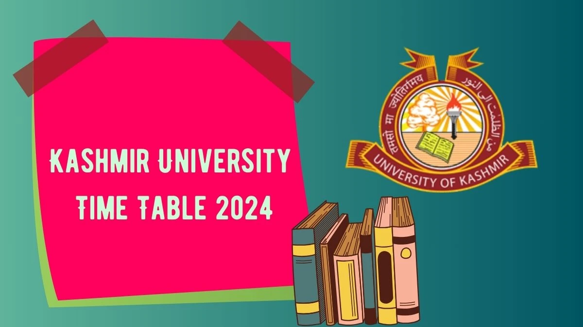 Kashmir University Time Table 2024 (Announced) at kashmiruniversity.net PDF Here