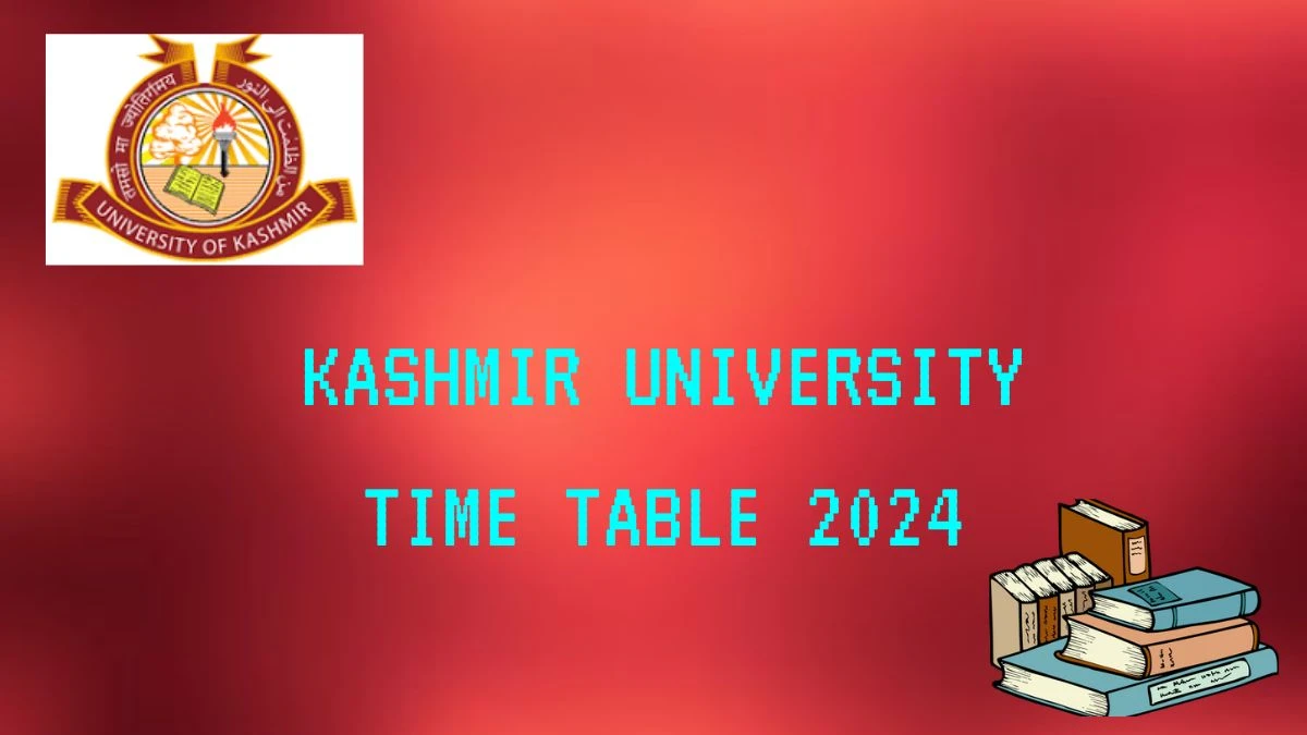 Kashmir University Time Table 2024 (Declared) @ kashmiruniversity.net PDF Here