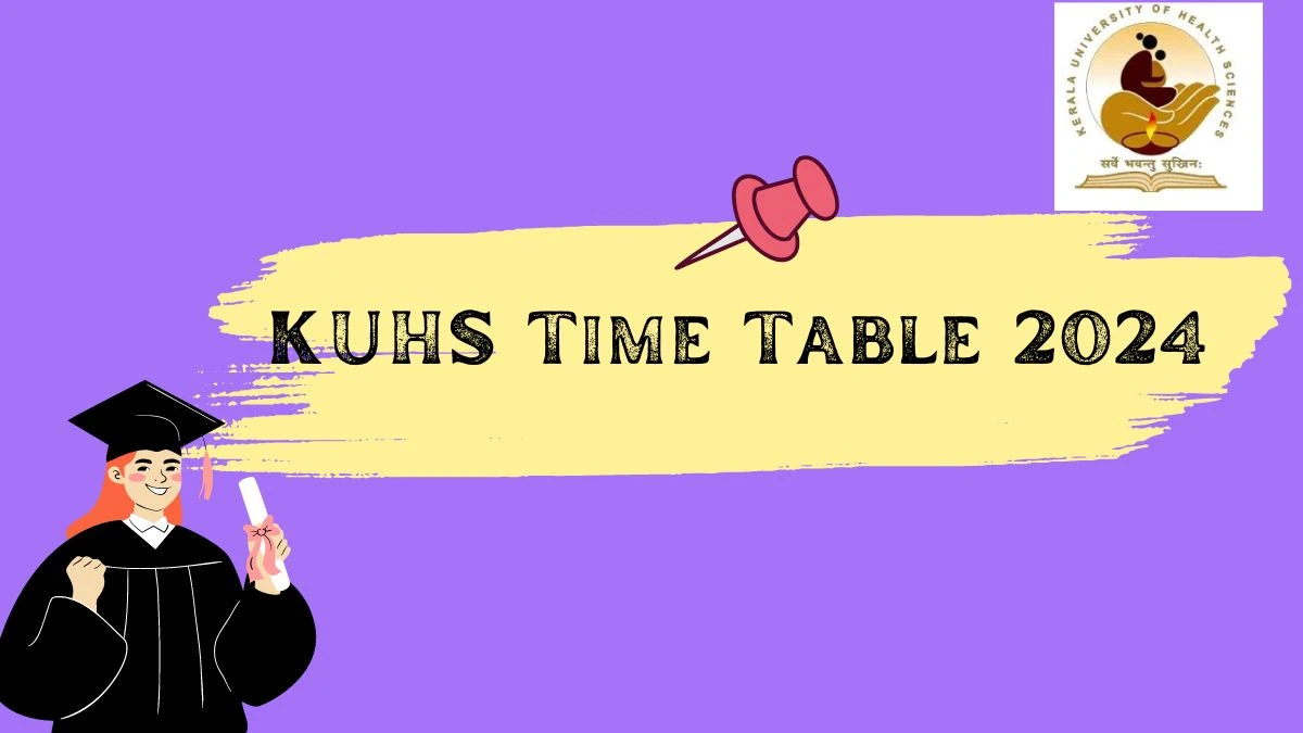 KUHS Time Table 2024 (Announced) at kuhs.ac.in Download KUHS Date Sheet Updates Here