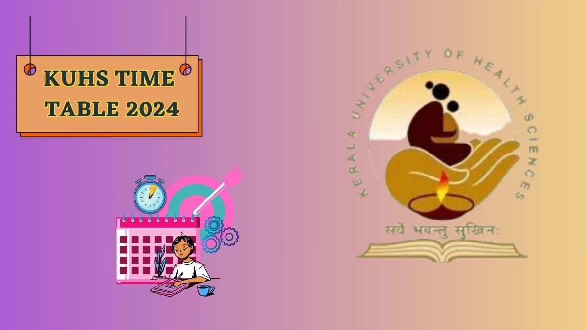 KUHS Time Table 2024 (Link Out) kuhs.ac.in Download KUHS Date Sheet Details Here