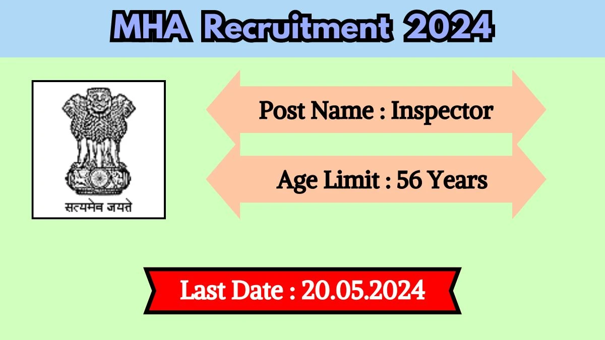 MHA Recruitment 2024 New Notification Out, Check Post, Vacancies, Salary, Qualification, Age Limit and How to Apply