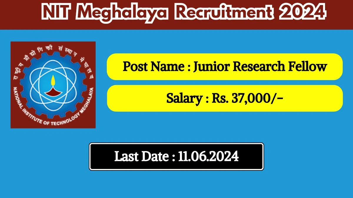 NIT Meghalaya Recruitment 2024 Check Post, Salary, Qualification, Age And Other Important Details