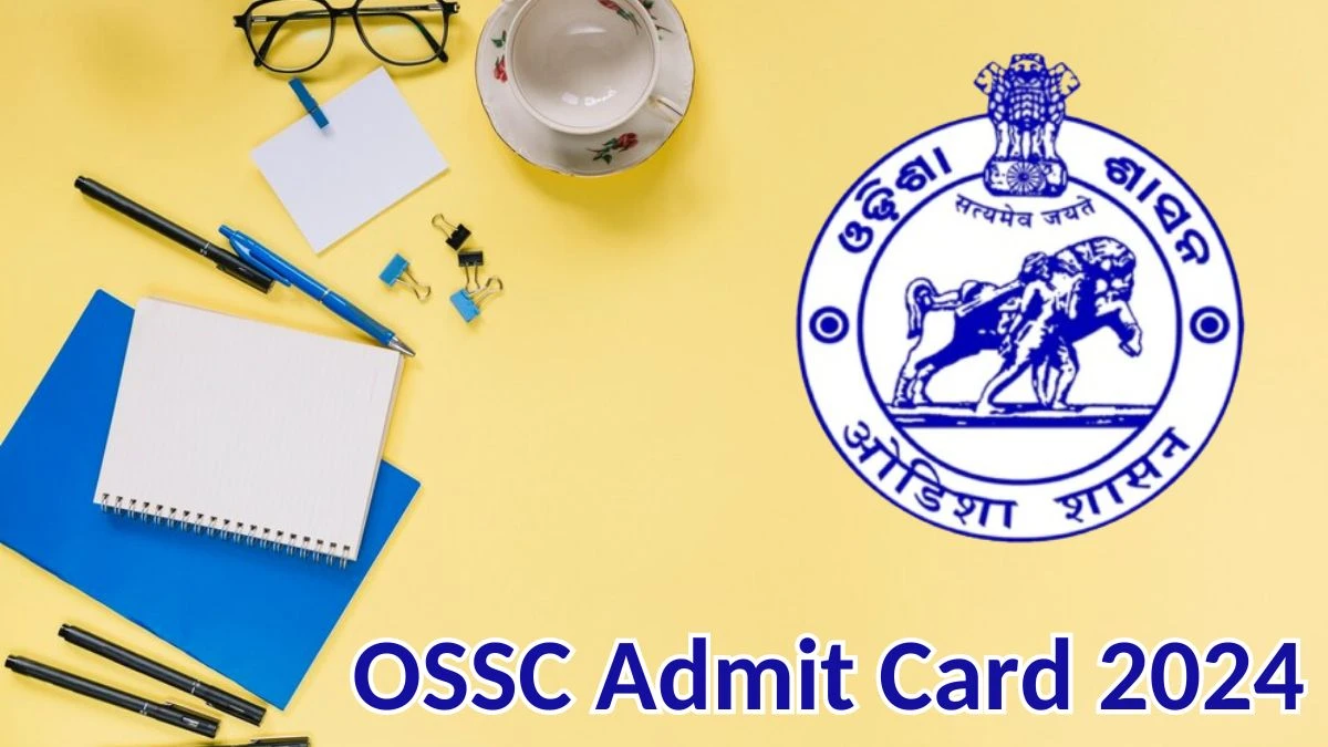OSSC Admit Card 2024 will be released Assistant Training Officer Check Exam Date, Hall Ticket ossc.gov.in - 24 May 2024