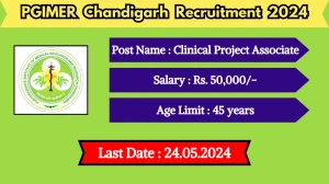 PGIMER Chandigarh Recruitment 2024 Check Posts, Qu...