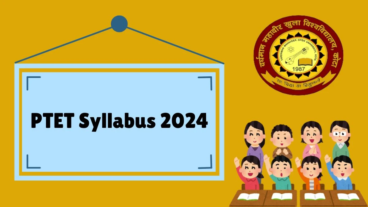 PTET Syllabus 2024 @ ptetvmou2024.com Check and Download Here