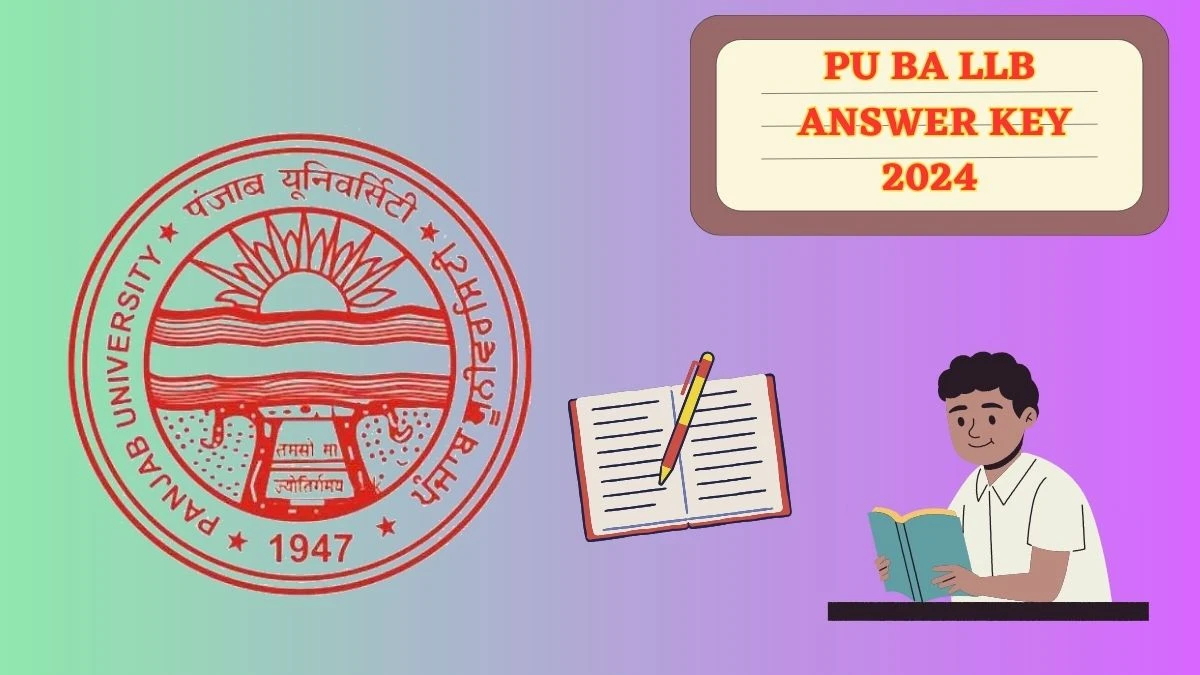 PU BA LLB Answer Key 2024 uglaw.puchd.ac.in Check Pdf Download