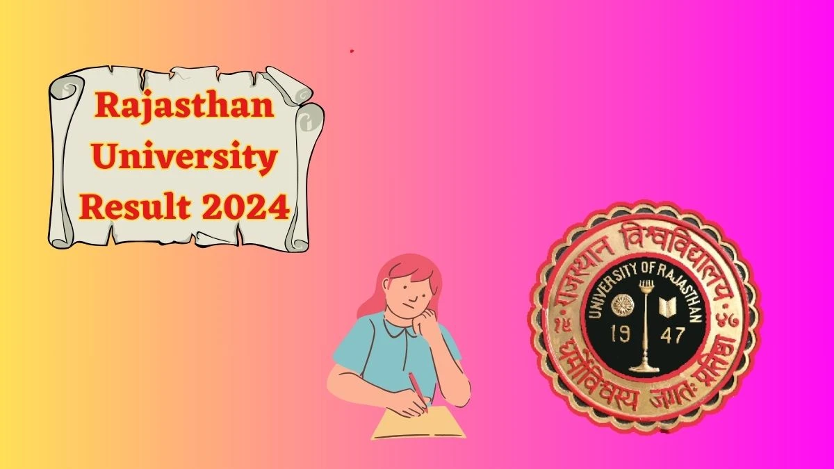 Rajasthan University Result 2024 (Declared) at uniraj.ac.in B.sc. Bio Group Sem-I Dec.-2023 Link Updates Here