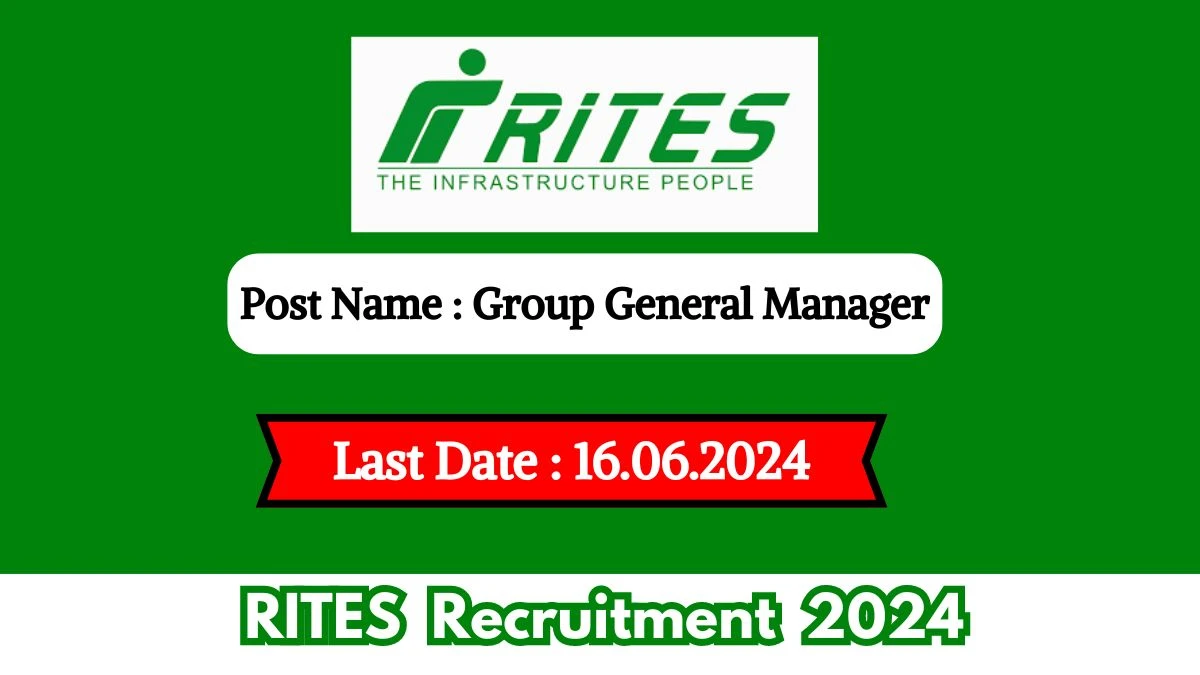 RITES Recruitment 2024 Check Post, Vacanies, Age Limit, Qualification, Salary And Procedure To Apply