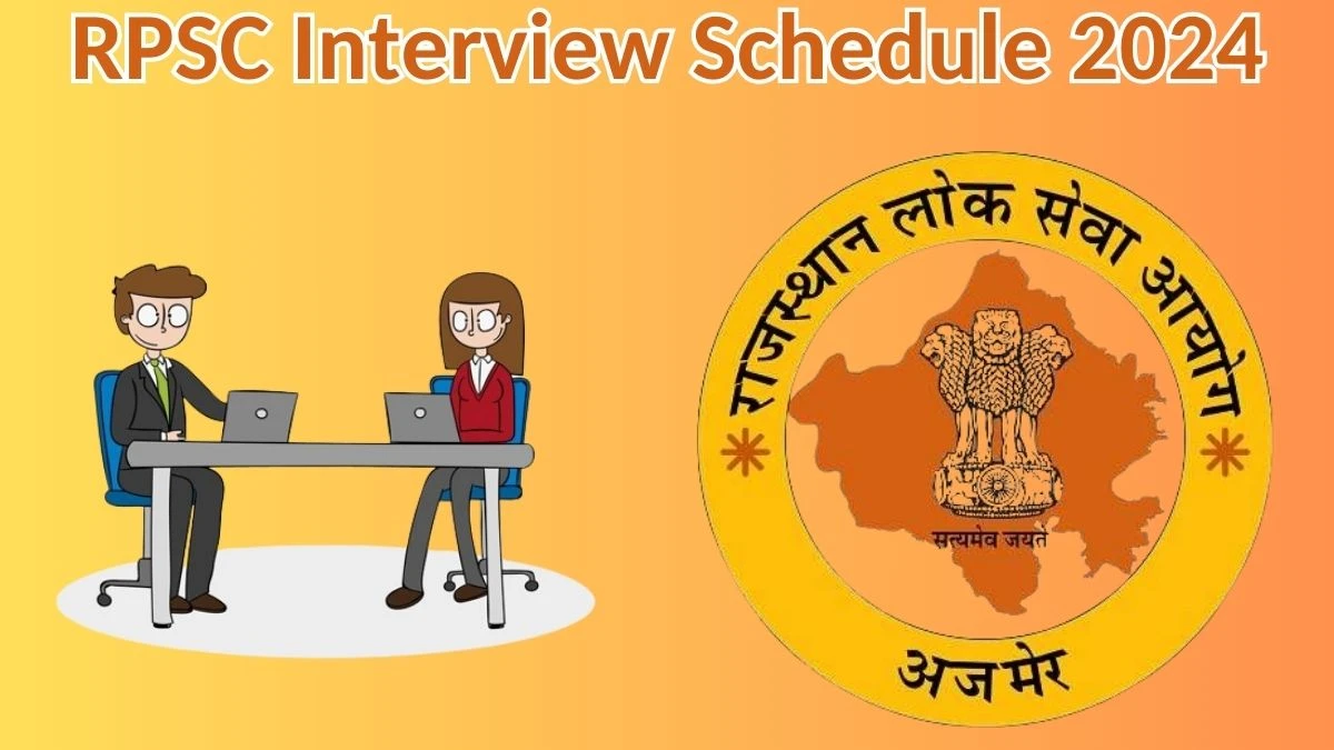 RPSC Interview Schedule 2024 for Assistant Director and Senior Scientific Officer Posts Released Check Date Details at rpsc.rajasthan.gov.in - 23 May 2024