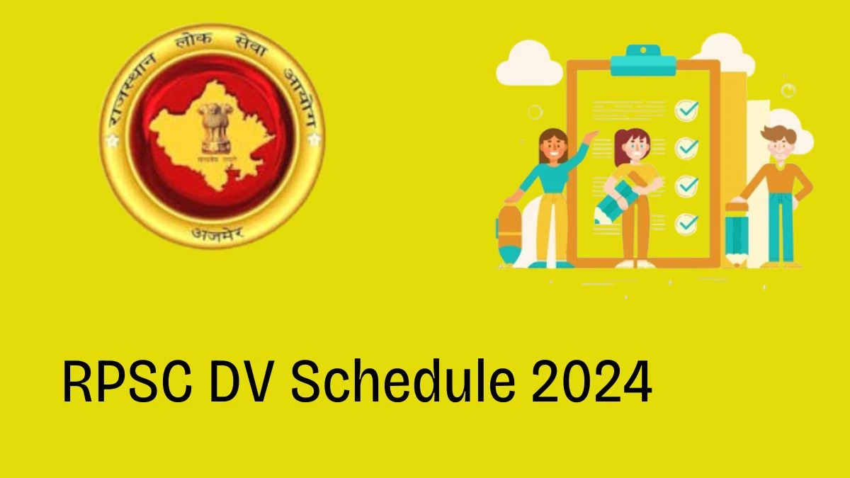 RPSC Senior Teacher DV Schedule 2024: Check Document Verification Date @ rpsc.rajasthan.gov.in - 22 May 2024