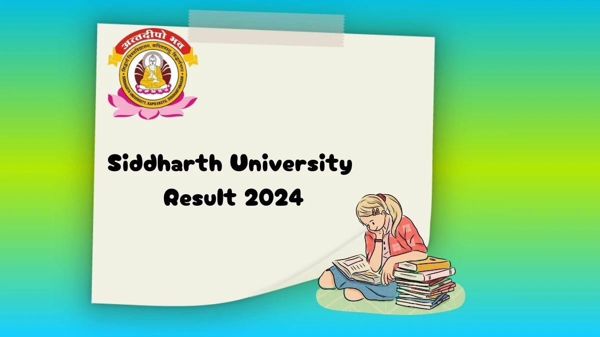 Siddharth University Result 2024 (Out) @ suksn.edu.in Link Here