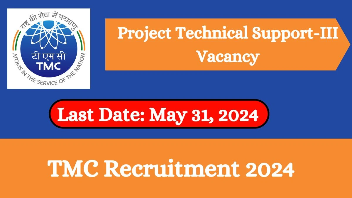 TMC Recruitment 2024 Check Post, Salary, Age, Qualification And Other Important Details