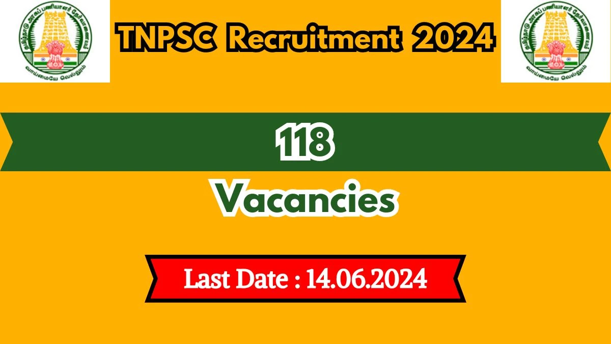 TNPSC Recruitment 2024 New Notification Out, Check Post, Salary, Age, Qualification And Other Vital Details