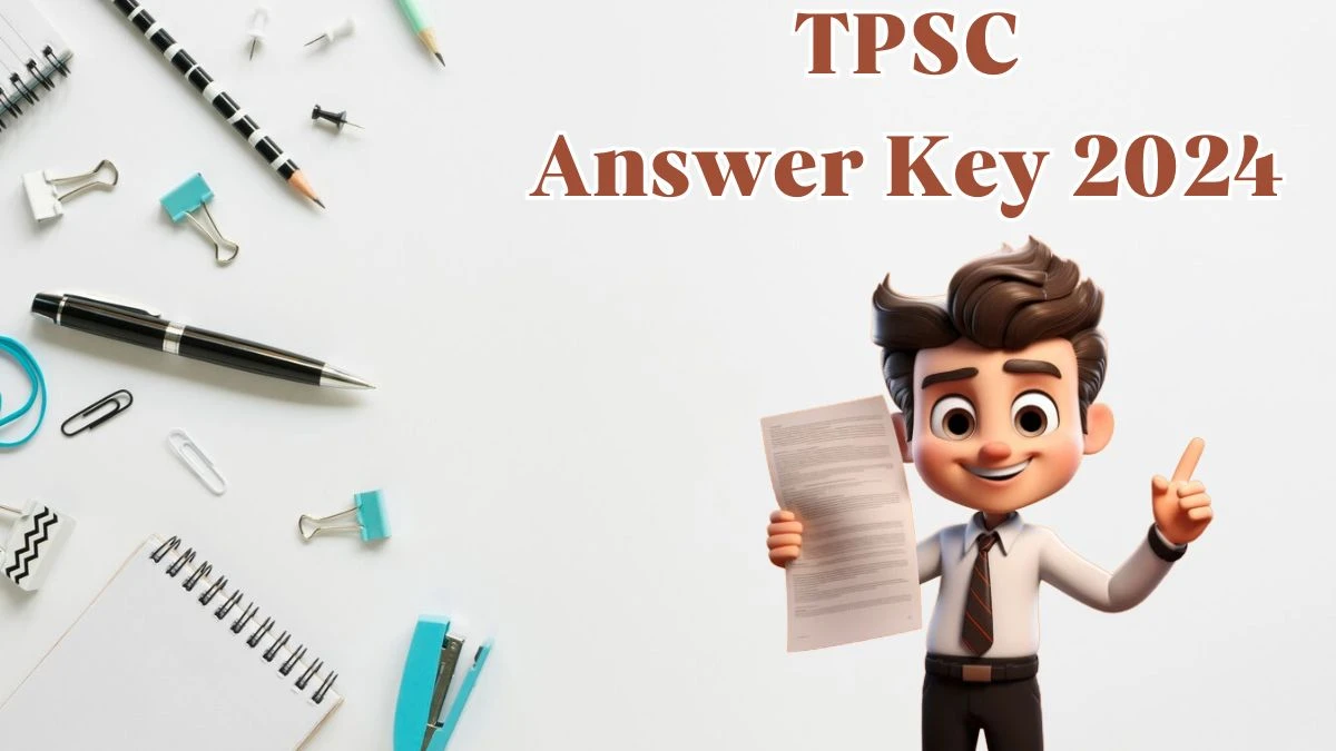 TPSC Answer Key 2024 Available for the Veterinary Officer Download Answer Key PDF at tpsc.tripura.gov.in - 21 May 2024