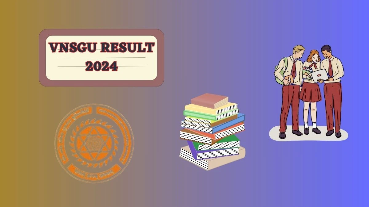 VNSGU Result 2024 (Declared) at vnsgu.ac.in Check Bachelor of Commerce Exam