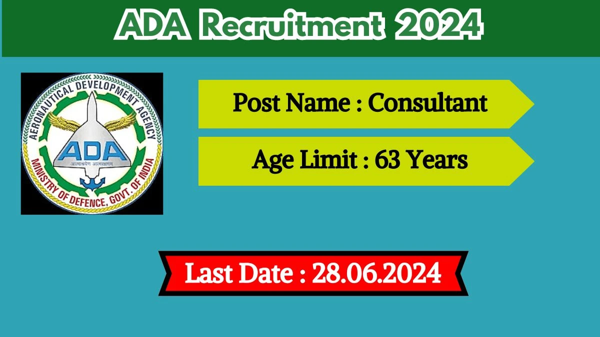 ADA Recruitment 2024 New Opportunity Out, Check Vacancy, Post, Qualification and Application Procedure