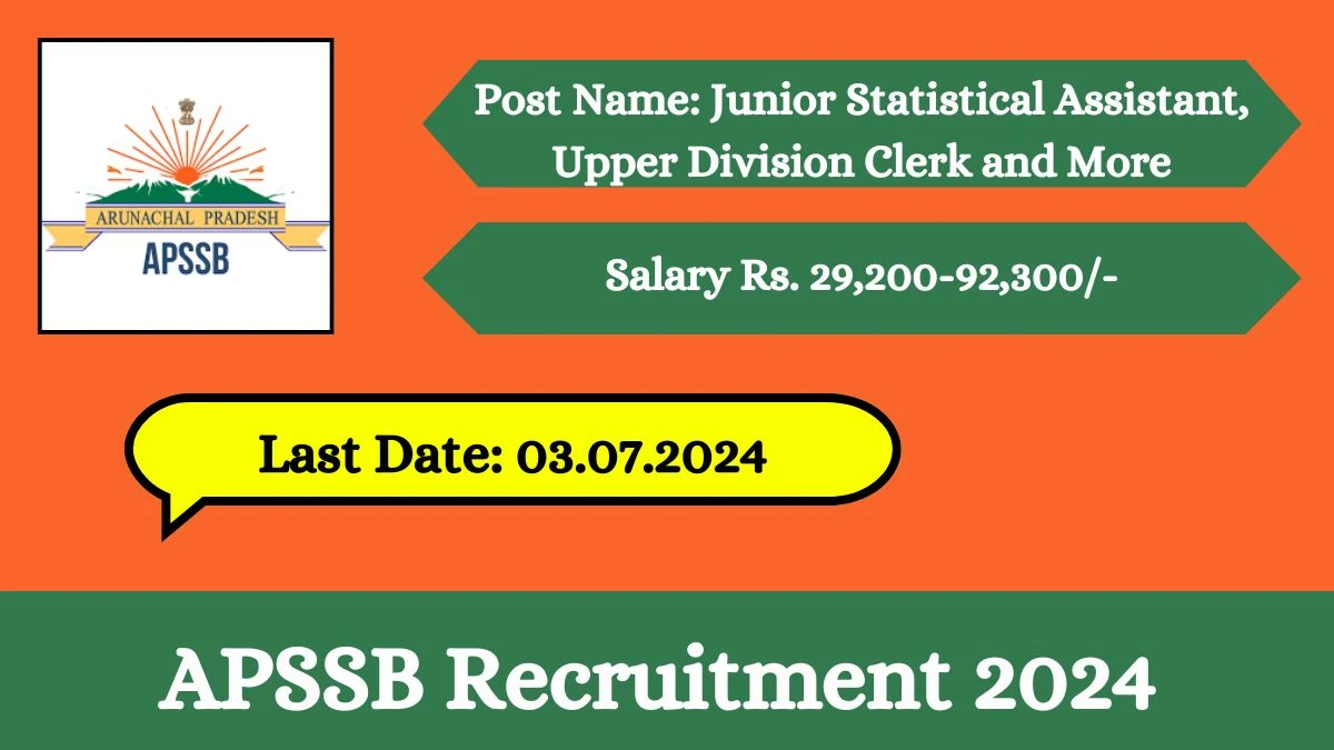 APSSB Recruitment 2024 Check Post, Salary, Age, Qualification And Procedure To Apply