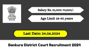 Bankura District Court Recruitment 2024 Check Post, Vacancies, Qualification, Age And Other Vital Details