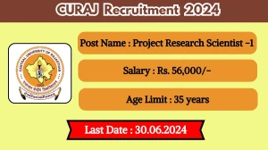 CURAJ Recruitment 2024 Check Post, Salary, Age, Qualifications And How To Apply