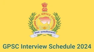 GPSC Interview Schedule 2024 for Assistant Engineer Posts Released Check Date Details at gpsc.gujarat.gov.in - 05 June 2024