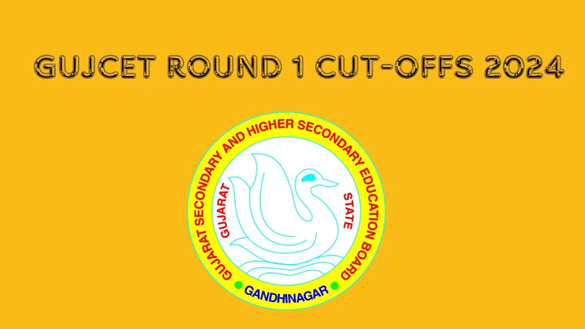 GUJCET round 1 cut-offs 2024 at gujcet.gseb.org Check and Details Here