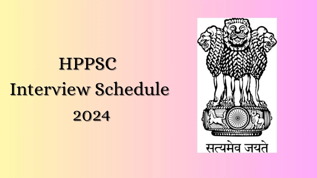 HPPSC Exam Date 2024 Check Date Sheet / Time Table of Assistant Architect hppsc.hp.gov.in - 07 June 2024