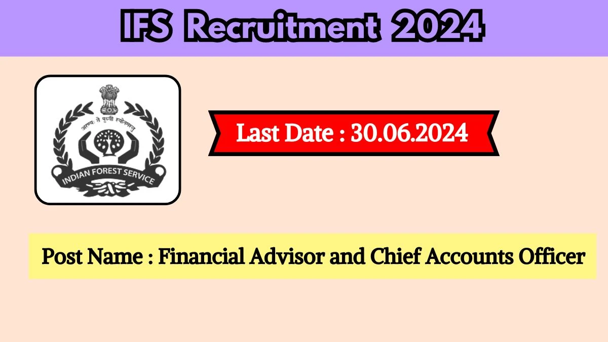 IFS Recruitment 2024 Check Post, Vacancies, Experience And Application Procedure