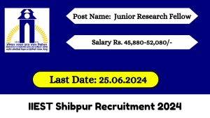 IIEST Shibpur Recruitment 2024 Walk-In Interviews ...