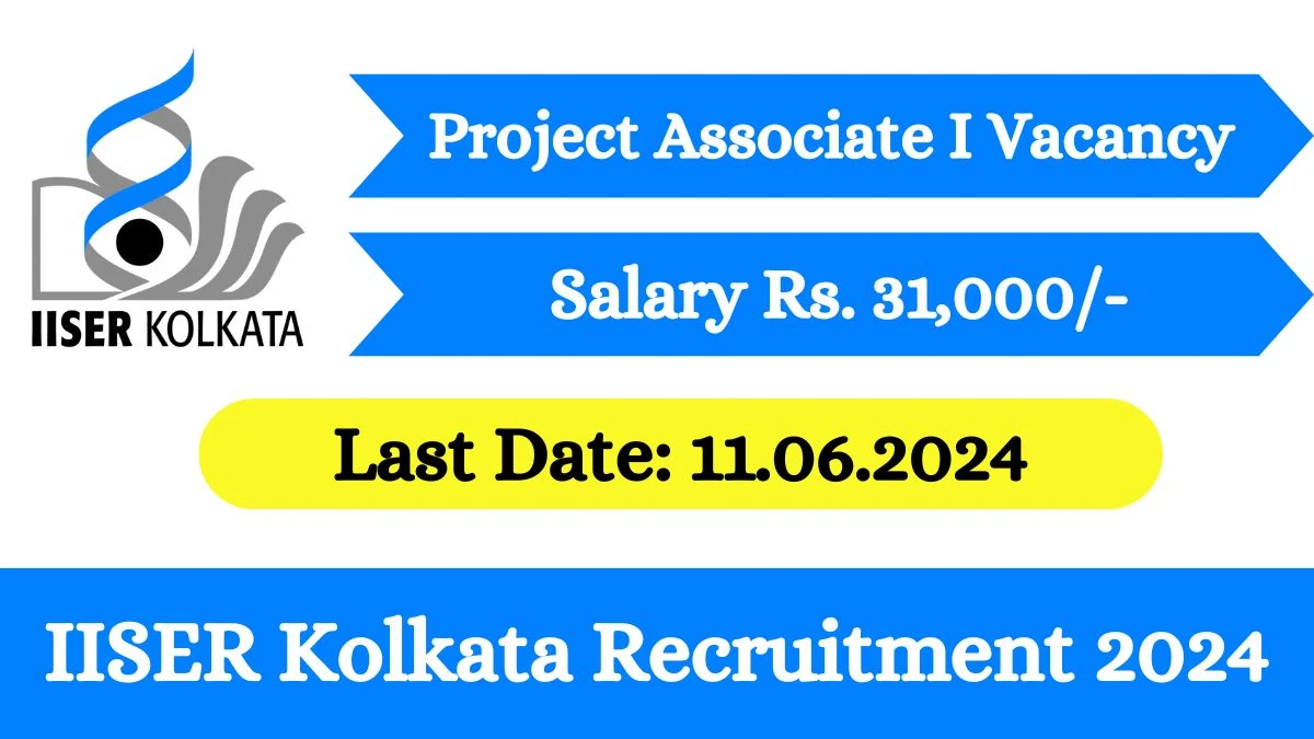 IISER Kolkata Recruitment 2024 Check Post, Vacancies, Essential Qualification, Salary And Process To Apply